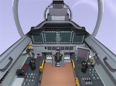 F-15E cockpit. 3D Model $200 - .max .3ds .fbx .obj - Free3D