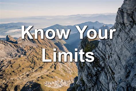 Know Your Limits | Joseph Lalonde