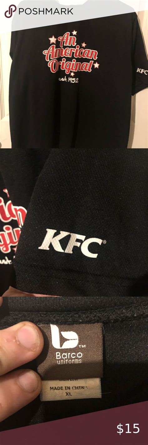 KFC “An American Original” uniform | Work shirts, Clothes design ...