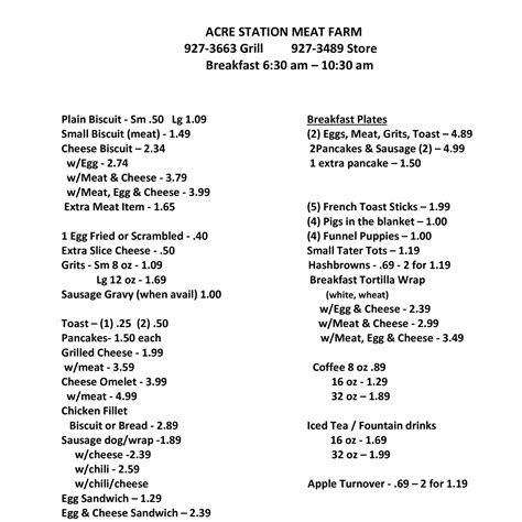 Breakfast Menu - Acre Station Meat Farm.pdf | DocDroid