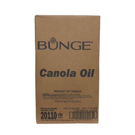 Canola Oil – Bunge - Tala Lb