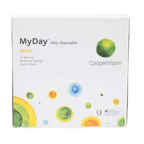 MyDay Toric 90pk | Soft contact lenses, Toric, Daily disposable contact lenses