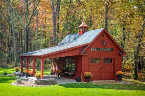 Lean-To Overhangs: The Barn Yard & Great Country Garages | Pole barn ...