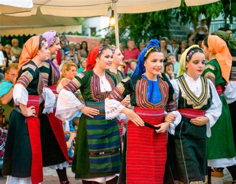 Serbian Dancers editorial stock image. Image of dance - 45090319