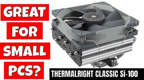 Thermalright SI 100 210w TDP Low Profile CPU Cooler AM4 Review ...