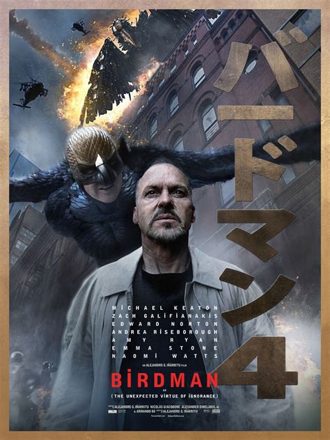 Birdman (#4 of 26): Extra Large Movie Poster Image - IMP Awards