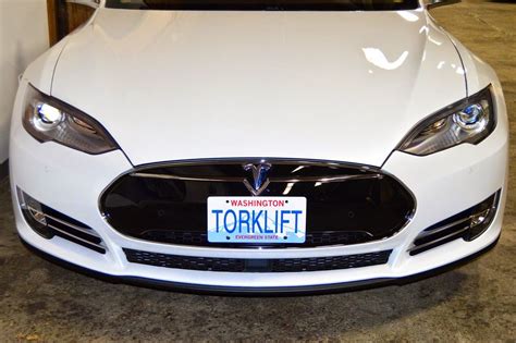 The Law Tesla Model S Front License Plate Aluminum Bracket | X7283 ...