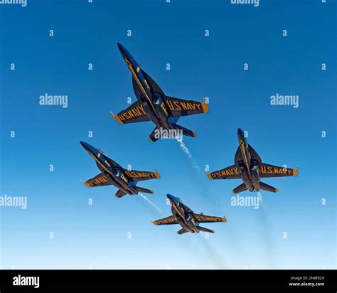 Blue Angels F-18 Super Hornet Jet Stock Photo - Alamy