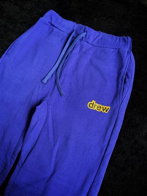 DREW HOUSE Streetwear - Basic Logo Pleated Sweatpants in Purple, Men's ...