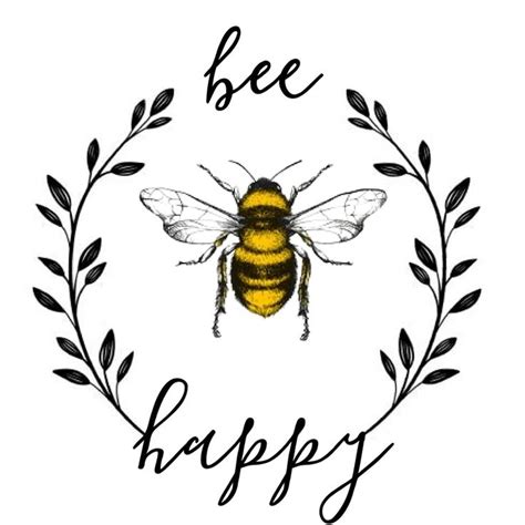 Bee Happy - Etsy | Bee pictures art, Bee pictures, Bee art