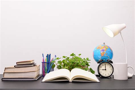 Books on the desk 1901106 Stock Photo at Vecteezy