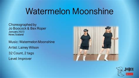 Watermelon Moonshine - Line Dance Demo - YouTube