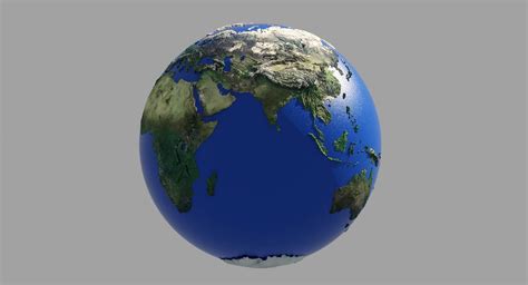 HD Earth Globe - 3D Model by Giimann