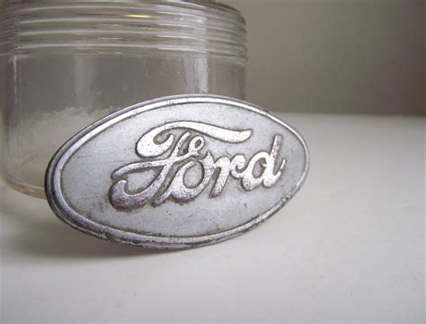 Ford Emblem / Ford Nameplate / Vintage Cast Metal / by gazaboo