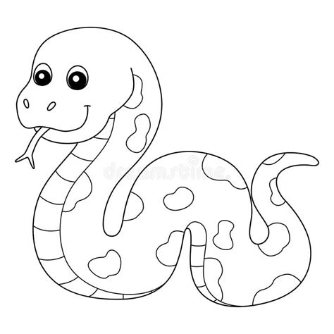 Snake Colouring Page Stock Illustrations – 175 Snake Colouring Page ...