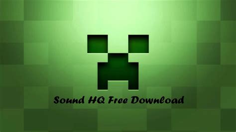 Minecraft - Creeper Sound - Free Download [HD] - YouTube