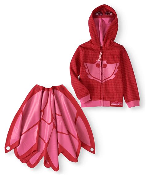 PJ Masks Owlette Toddler Girls' Costume Hoodie - Walmart.com