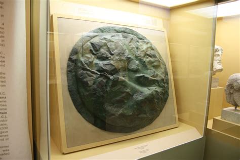 Ancient Spartan Shield from the Victory of Pylos