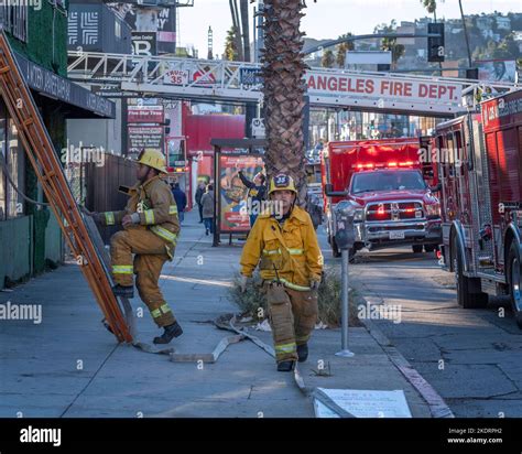 Los Angeles, CA, USA – November 3, 2022: Los Angeles Fire Department ...