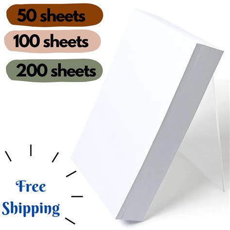 Bulk Blank Shipping Labels Mailing Labels With Adhesive for Small Business Essentials Half Sheet ...