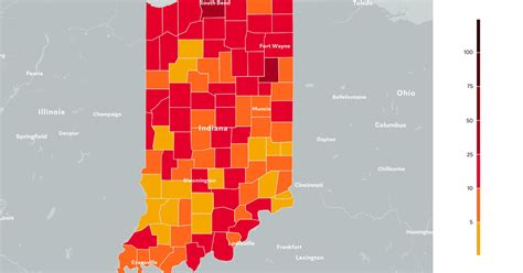 Indiana COVID-19 Map: Tracking the Trends