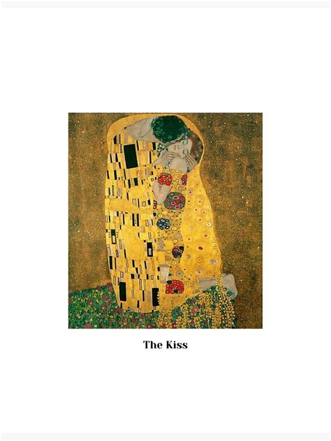 "The Kiss, Gustav Klimt" Poster by anators | Redbubble