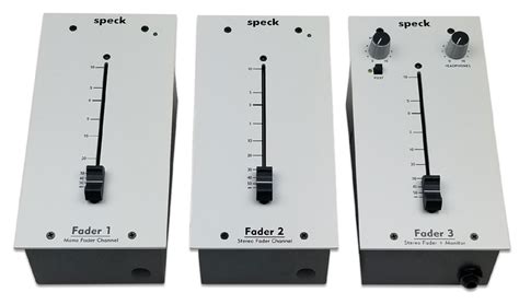 Speck Electronics Fader Series – Desktop Faders now at Front End Audio ...