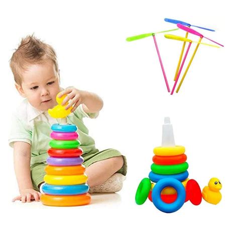 IMTION ® Combo (Toddler Toy + 4 Pcs Air Flying Toys) Educational ...