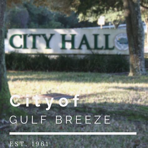 City of Gulf Breeze Status Report & Information (City of Gulf Breeze ...