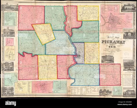 Map of Pickaway County, Ohio (13983826315 Stock Photo - Alamy