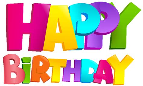 Download High Quality happy birthday clipart colorful Transparent PNG ...