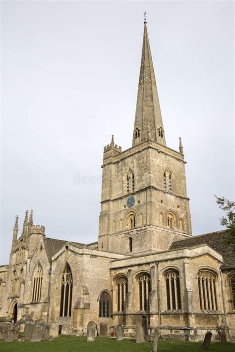 Parish Church, Burford, England Stock Photo - Image of building ...