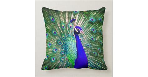 Peacock Throw PIllow | Zazzle.com