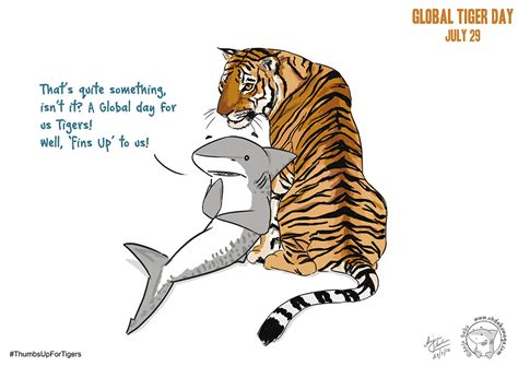 "Oh, Dakuwaqa!" - The Shark comics and cartoons: Global Tiger Day