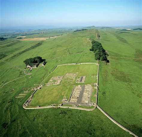 Housesteads Roman Fort Photograph by Skyscan/science Photo Library | Fine Art America