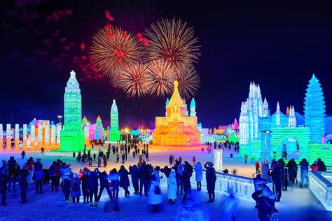 Harbin Ice Festival sculptures create a fairy tale setting — a very cold fairy tale - Los ...