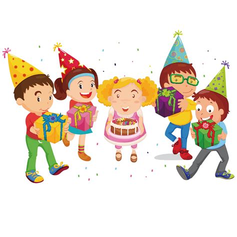 Clipart children happy birthday, Clipart children happy birthday Transparent FREE for download ...