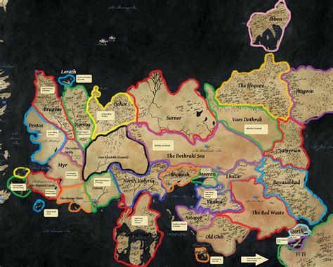 Full Game Of Thrones Map