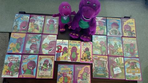 Barney DVD/VHS Collection & Singing/Animated Barney Dinos - DiscoverStuff