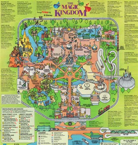 Magic Kingdom Maps Galore! - ImagiNERDing | Disney world map, Magic kingdom map, Disney map