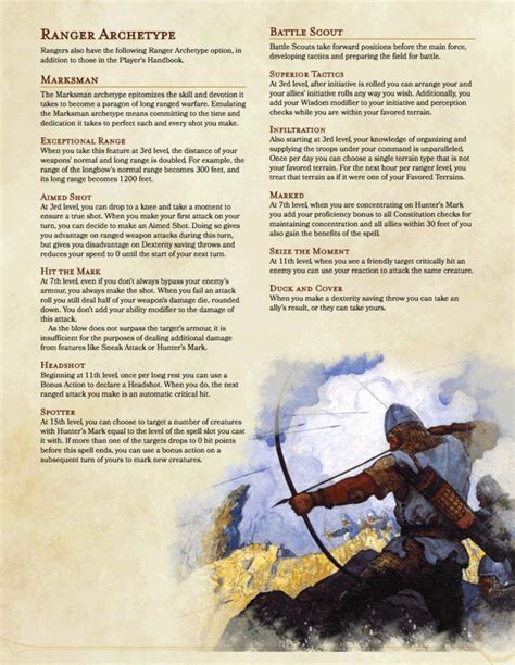 Ranger Archetypes - Album on Imgur | Dnd 5e homebrew, Dnd classes, Dungeons and dragons homebrew