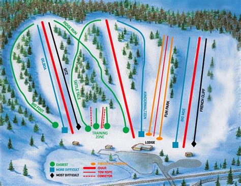 Hyland Ski and Snowboard Area Trail Map • Piste Map • Panoramic ...