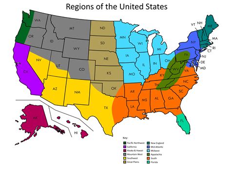 12 cultural/geographic regions of the United States [OC] : r/MapPorn