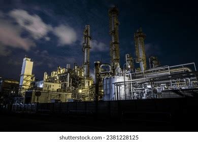 Environmental Pollution Factory Exterior Night Stock Photo 2381228125 | Shutterstock