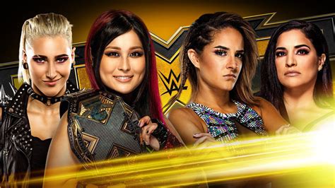 NXT Women's Champion Io Shirai teams with Rhea Ripley against Dakota ...