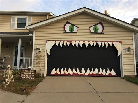 Turned my house into a MONSTER HOUSE for Halloween this year! I love it ...