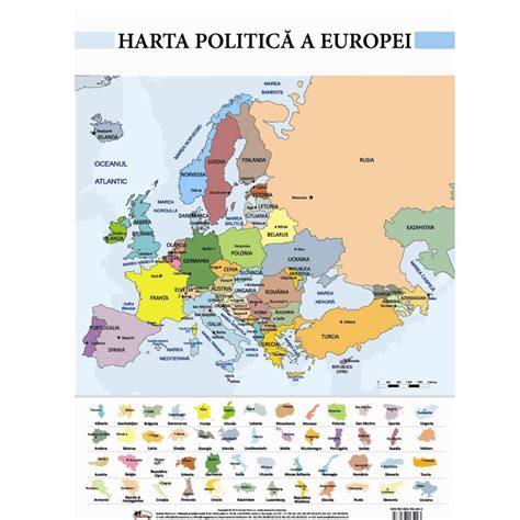 Harta Politica A Europei - Harta Romaniei