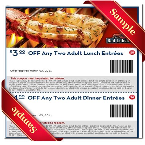 Red Lobster Coupons | Red lobster coupons, Red lobster, Printable coupons