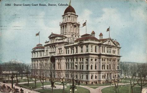 Denver County Courthouse Colorado Postcard