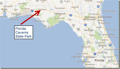 Florida Caverns State Park Map - United States Map